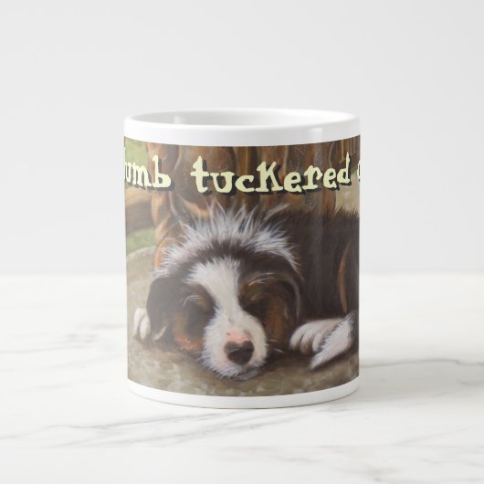 Grande Tasse Tuckered à plomb attaquent (Devant)