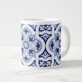 Grande Tasse Tuile bleue portugaise (Devant droit)