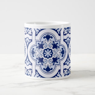 Grande Tasse Tuile bleue portugaise