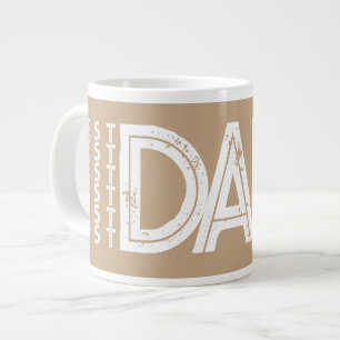 Grande Tasse Typographie audacieuse du meilleur papa