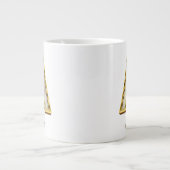 Grande Tasse Typographie originale A Monogram Gold (Devant)