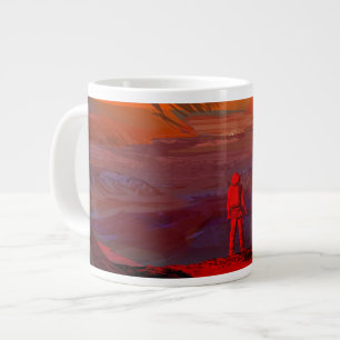Grande Tasse Un Astronaute Sur Mars