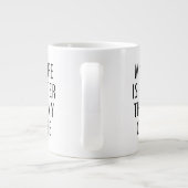 Grande Tasse Un cadeau amusant pour mari Femme plus chaud que m (Dos)