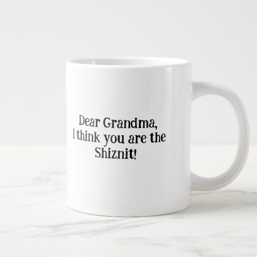 Grande Tasse Un cadeau unique et parfait pour grand-mère! (Droite)