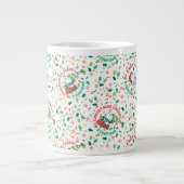 Grande Tasse Un clin d'oeil à Noël Motif (Devant)