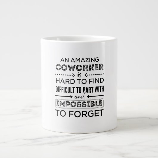 Grande Tasse Un collègue extraordinaire est difficile à trouver (Devant)