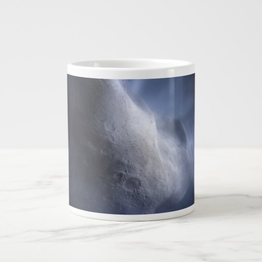 Grande Tasse Un Gros Plan Illustratif Du Temple De La Comète. (Devant)