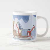Grande Tasse Un hiver chaud veut Ours Polaire Tricot Écharpe (Droite)