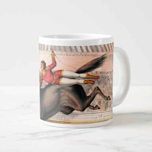 Grande Tasse Un Interprète De Cirque À Cheval De Voûte (Devant droit)