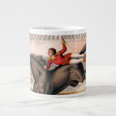 Grande Tasse Un Interprète De Cirque À Cheval De Voûte (Devant)