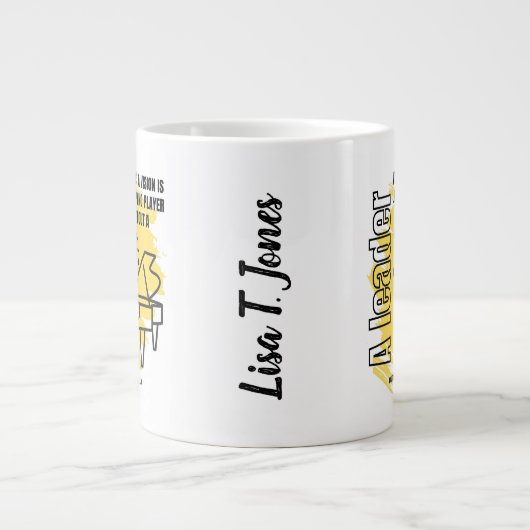 Grande Tasse Un Leader Sans Vision (Devant)