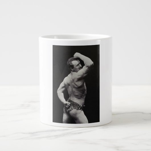 Grande Tasse Un nouvel article de StrongMen Eugen Sandow Bodybu (Devant)