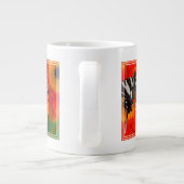 Grande Tasse Un papillon queue de zèbre (Dos)