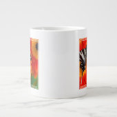Grande Tasse Un papillon queue de zèbre (Devant)