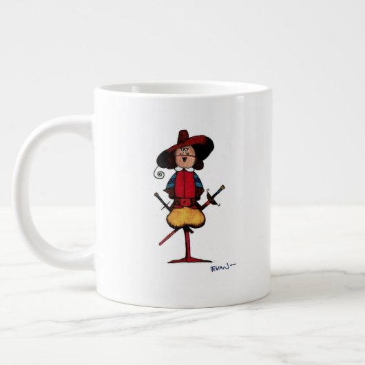 Grande Tasse Un Swashbuckler rugueux (Gauche)