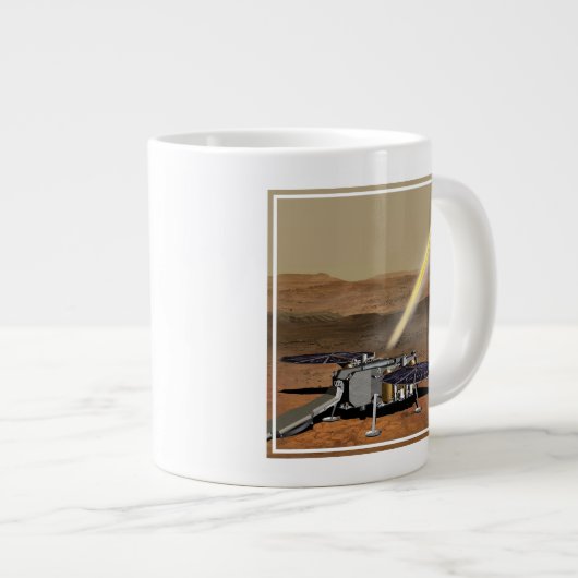 Grande Tasse Un Véhicule Mars Ascent A Été Lancé Depuis Mars. (Devant droit)