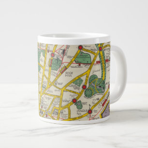 Grande Tasse Une carte de Merseyside, Liverpool