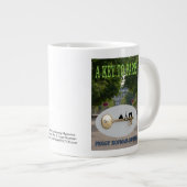 Grande Tasse "Une clé pour Paris" (Devant droit)
