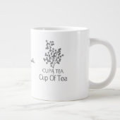 Grande Tasse Une Coupe Plus De Thé (Droite)