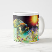 Grande Tasse Une époque de peinture à l'huile repensée (Devant droit)