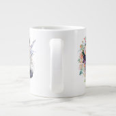 Grande Tasse Unicorne en fleurs (Dos)