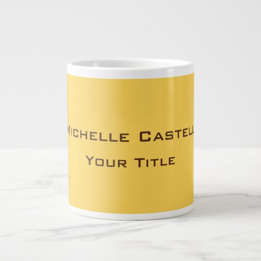 Grande Tasse Unique professionnel classique simple (Devant)
