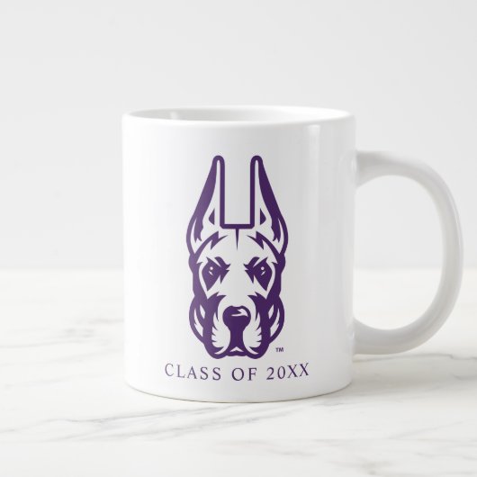Grande Tasse Université d'Albany Chef de la mascotte Great Dane (Droite)