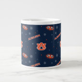 Grande Tasse Université d'Auburn | Motif de vacances (Devant)