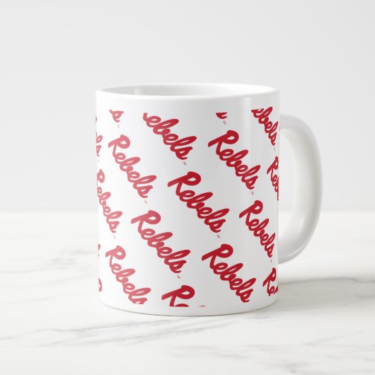 Grande Tasse Université du Mississippi | Script Rebels (Devant droit)