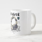 Grande Tasse Urban Retro Headphone Vibe Illustration (Devant droit)