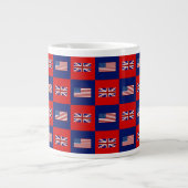 Grande Tasse USA Flag & UK Flag Pattern (Devant)