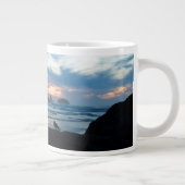 Grande Tasse USA, Oregon, Bandon Beach. Mouette sur pierre (Droite)