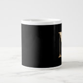 Grande Tasse Vacances d'hiver lettre initiale M (Devant)