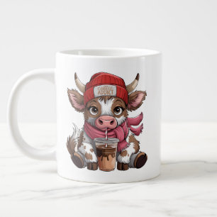 Grande Tasse Vache Accro au Café