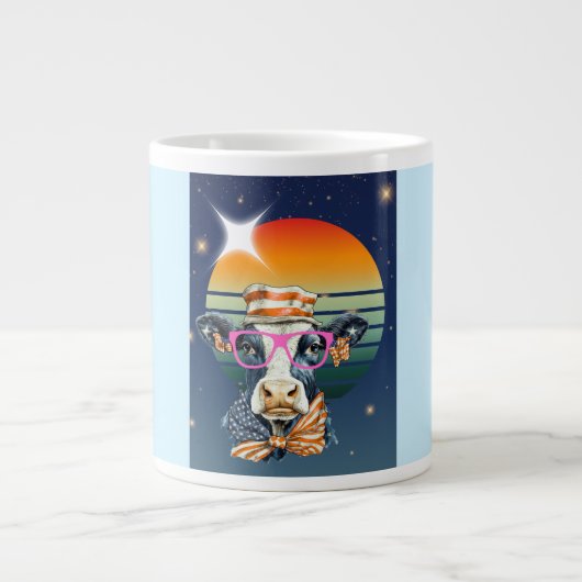 Grande Tasse Vache américaine (Devant)