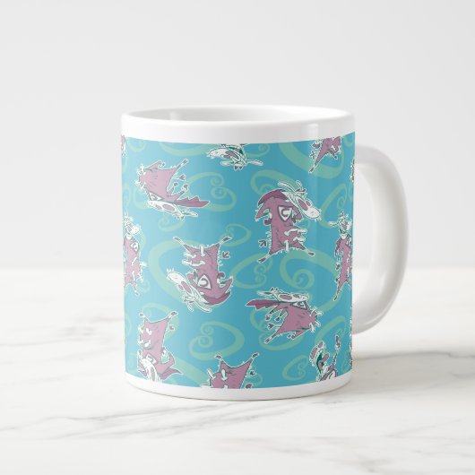 Grande Tasse Vache et poulet Super Vache Motif (Devant droit)