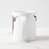 Grande Tasse Vache Highland avec nom modifiable (Dos)