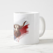 Grande Tasse Vache longhorne du Texas (Devant droit)