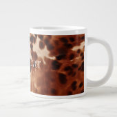 Grande Tasse Vachette blanche blanche blanche blanche Brown (Droite)