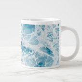 Grande Tasse Vague Océan Pacifique Bleu (Droite)