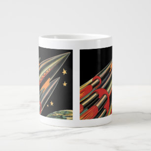 Grande Tasse Vaisseau spatial de science-fiction vintage par Sp