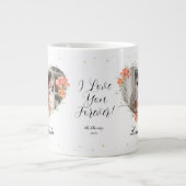 Grande Tasse Valentine Pour Grandchild Heart Wreath (Devant)