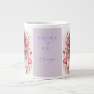 Grande Tasse Valentine, Vous êtes la raison de mon sourire