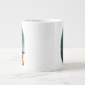 Grande Tasse Vampire Chat et Assistant Citrouille Halloween Sur (Devant)
