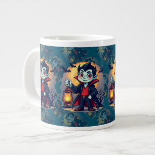 Grande Tasse Vampire Mignon avec Lanterne Kawaii Halloween