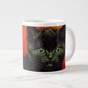 Grande Tasse Van Gogh Black Kitten