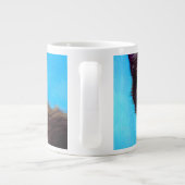 Grande Tasse Van Gogh Chat et fleurs (Dos)