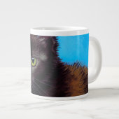 Grande Tasse Van Gogh Chat et fleurs (Devant droit)