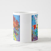 Grande Tasse Van Gogh Flowers dans un Vase Bleu (Devant)