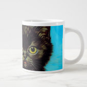Grande Tasse Van Gogh Style Pouting Kitten (Droite)
